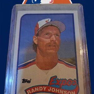 Randy Johnson Topps 1989 Expos #647 baseball card